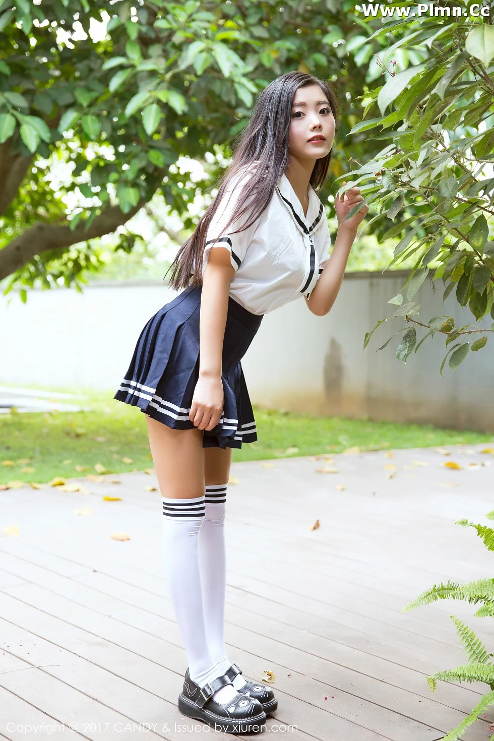 [Candy糖果画报]Vol.027_嫩模林美惠子Mieko清新学生装秀完美身材美胸丰臀写真42P